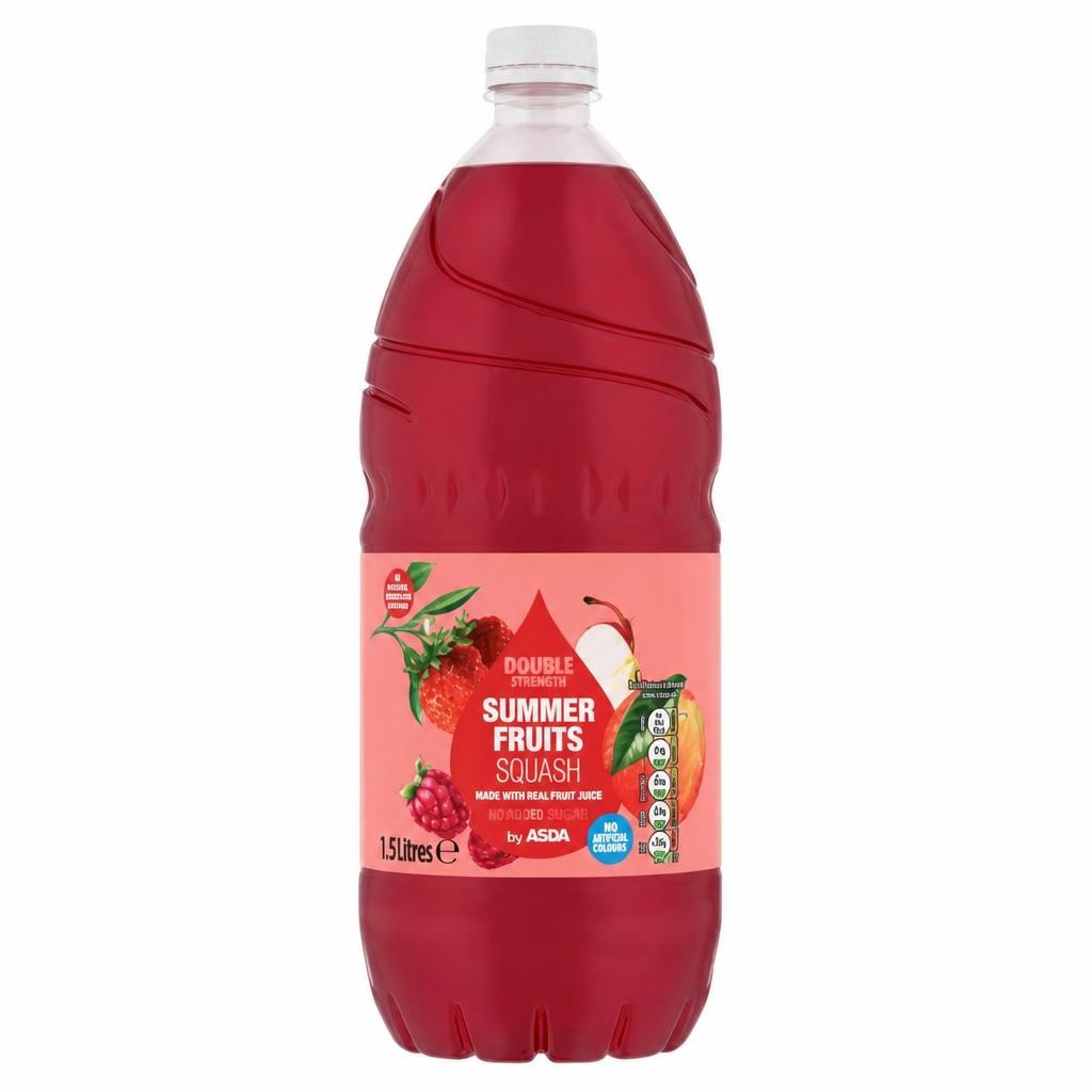 ASDA Summer Fruits Squash 1.5 Litres