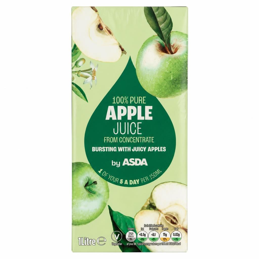 ASDA Apple Juice from Concentrate 1 Litre