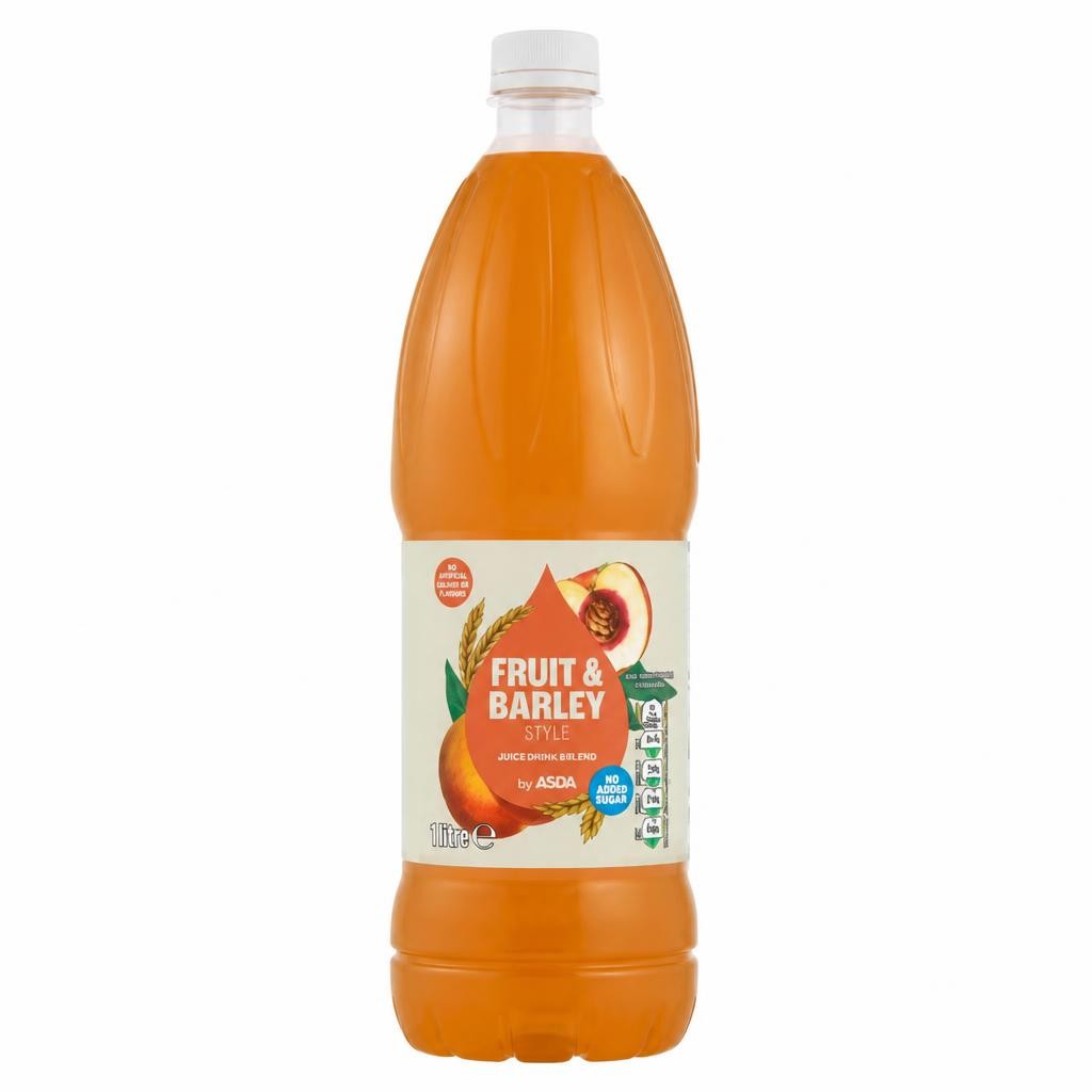 ASDA Fruit & Barley Peach 1 Litre