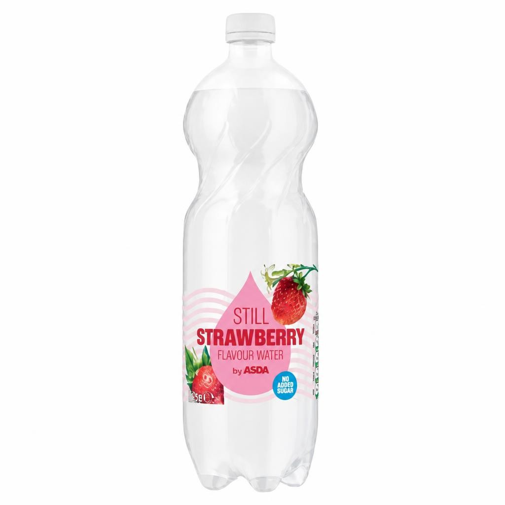 ASDA No Added Sugar Still Strawberry Flavour Water 1 Litre