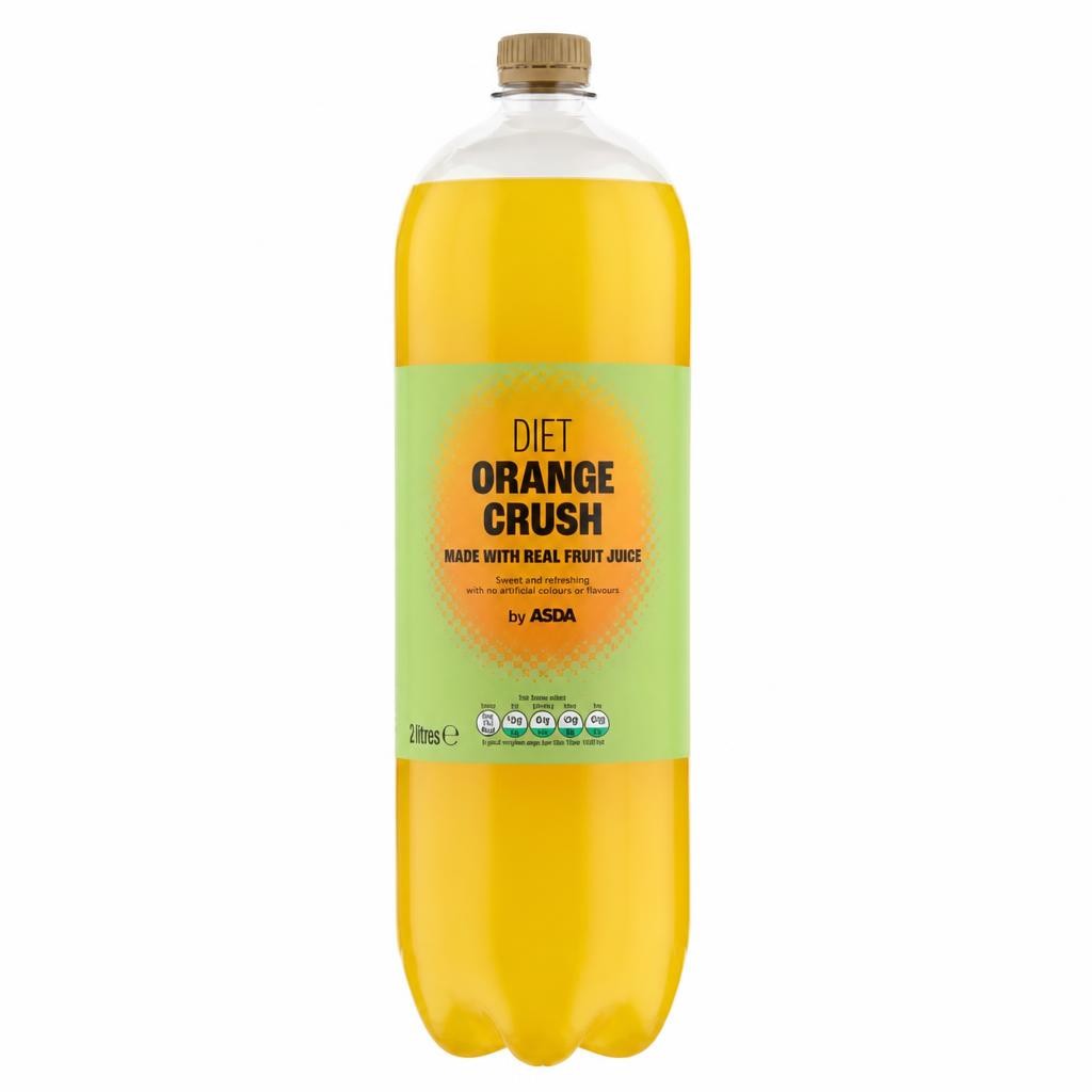 ASDA Diet Orange Crush 2 Litres