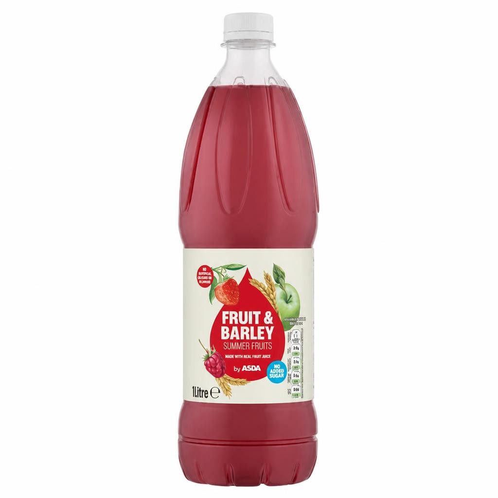 ASDA Fruit & Barley Summer Fruits 1 Litre