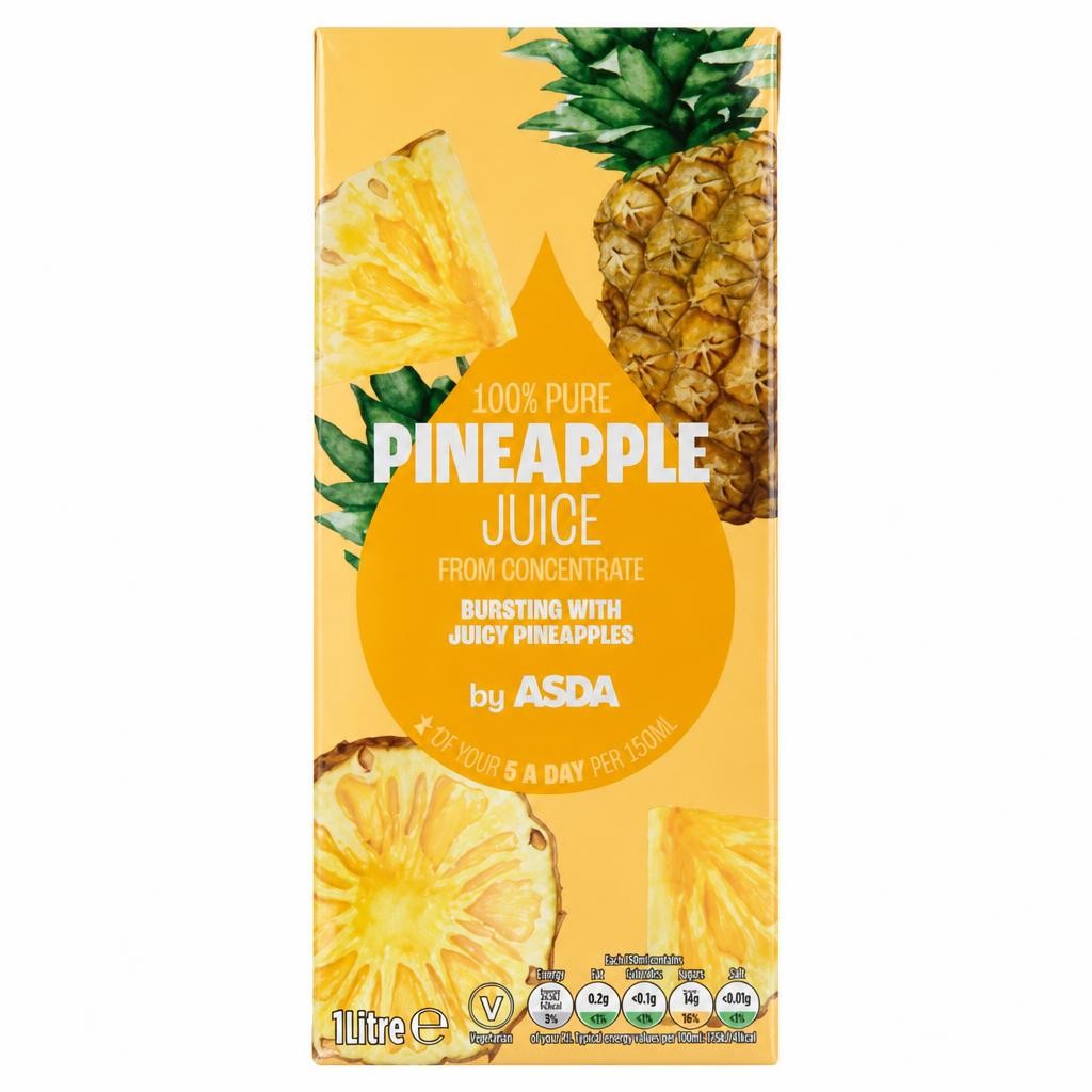 ASDA Pineapple Juice from Concentrate 1 Litre