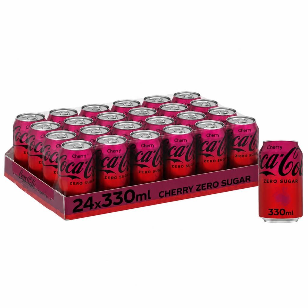 Coca-Cola Zero Sugar Cherry 24 x 330ml