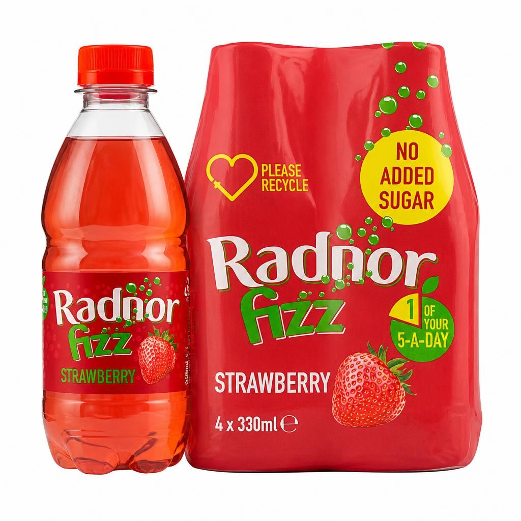 Radnor Strawberry 4 x 330ml