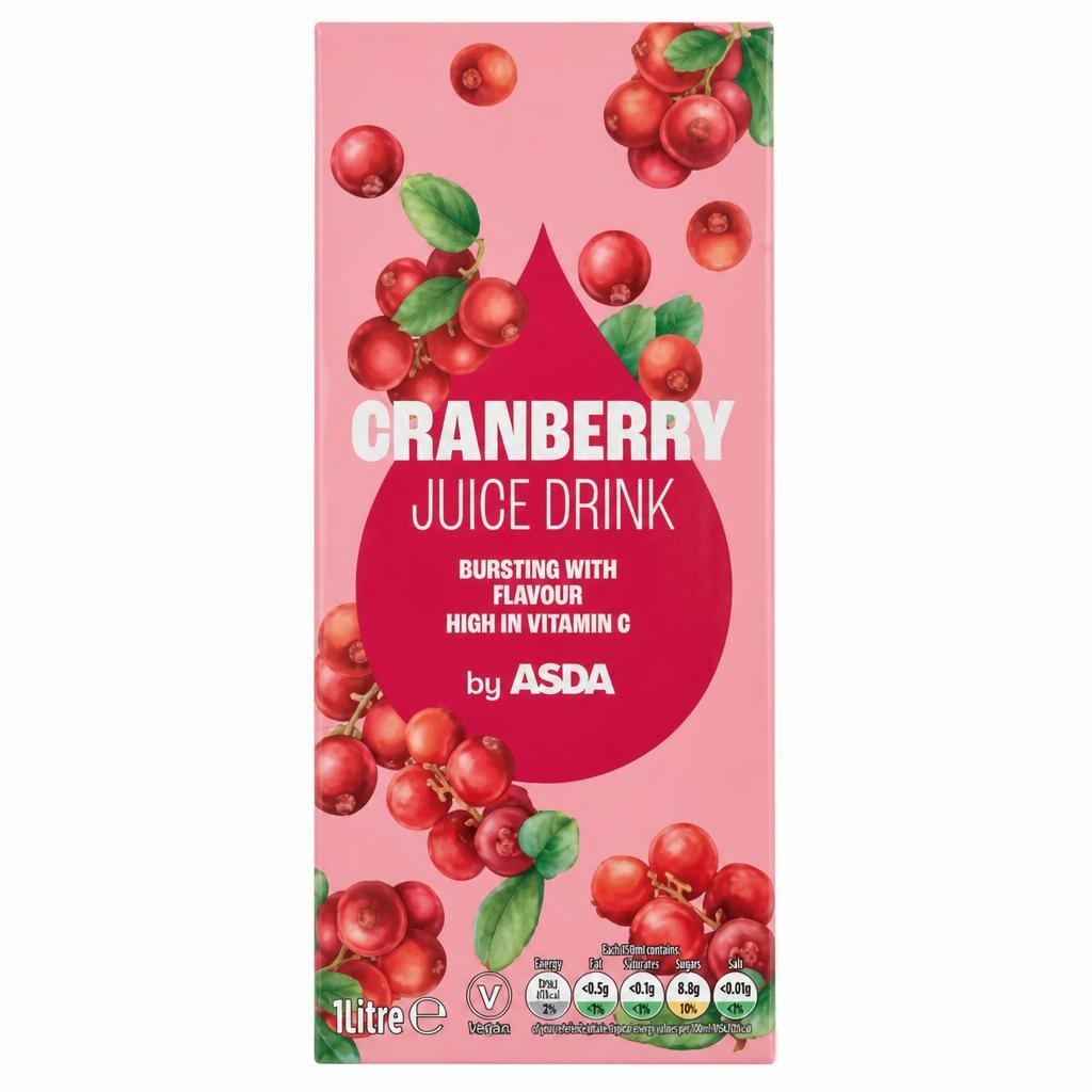 ASDA Cranberry Juice Drink 1 Litre