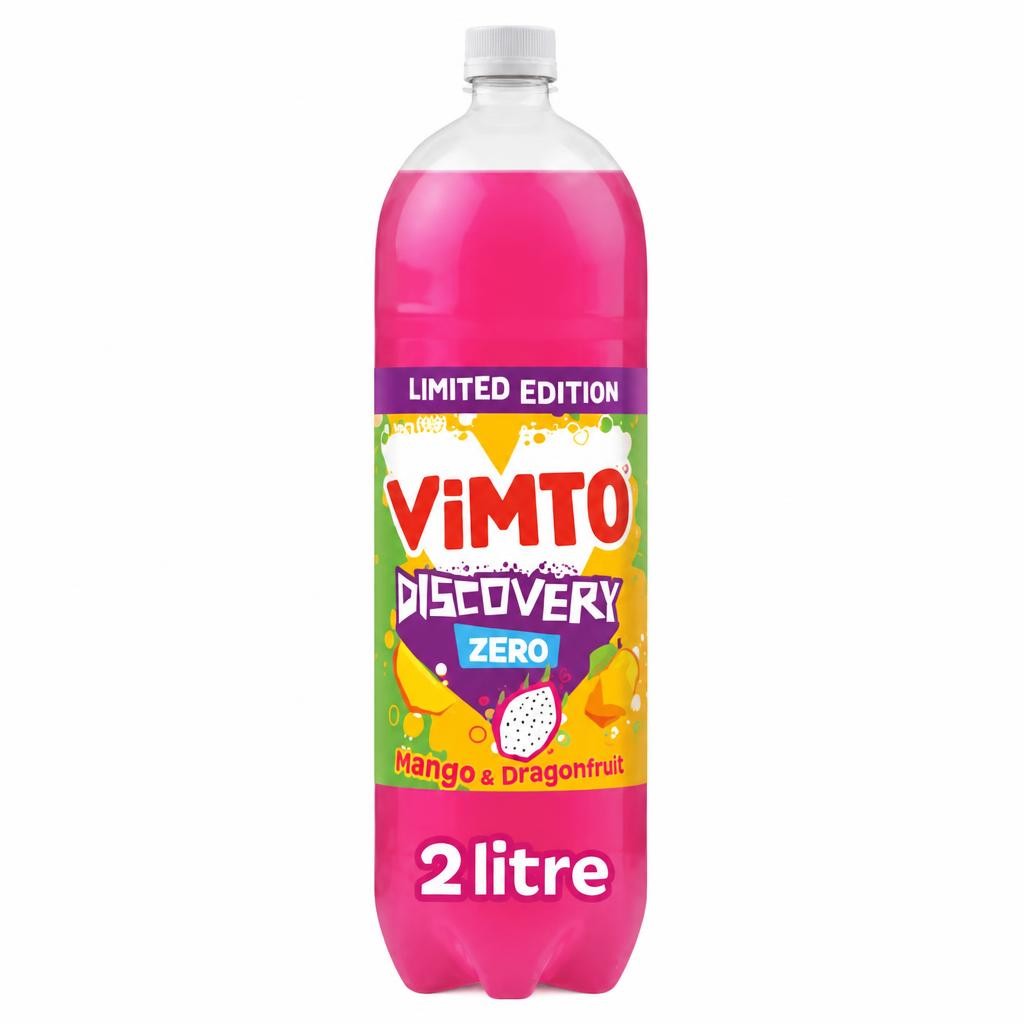 Vimto Discovery Zero Mango & Dragonfruit 2 litre