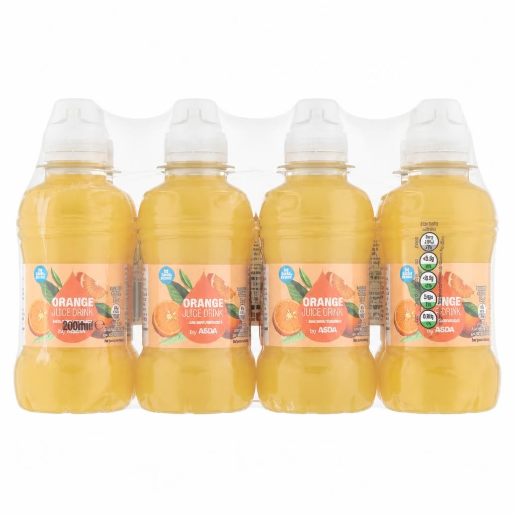 ASDA Orange Juice Drink 8 x 200ml