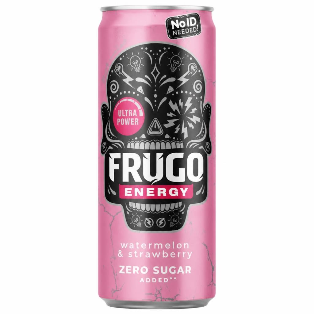 Frugo Energy Watermelon & Strawberry 330ml