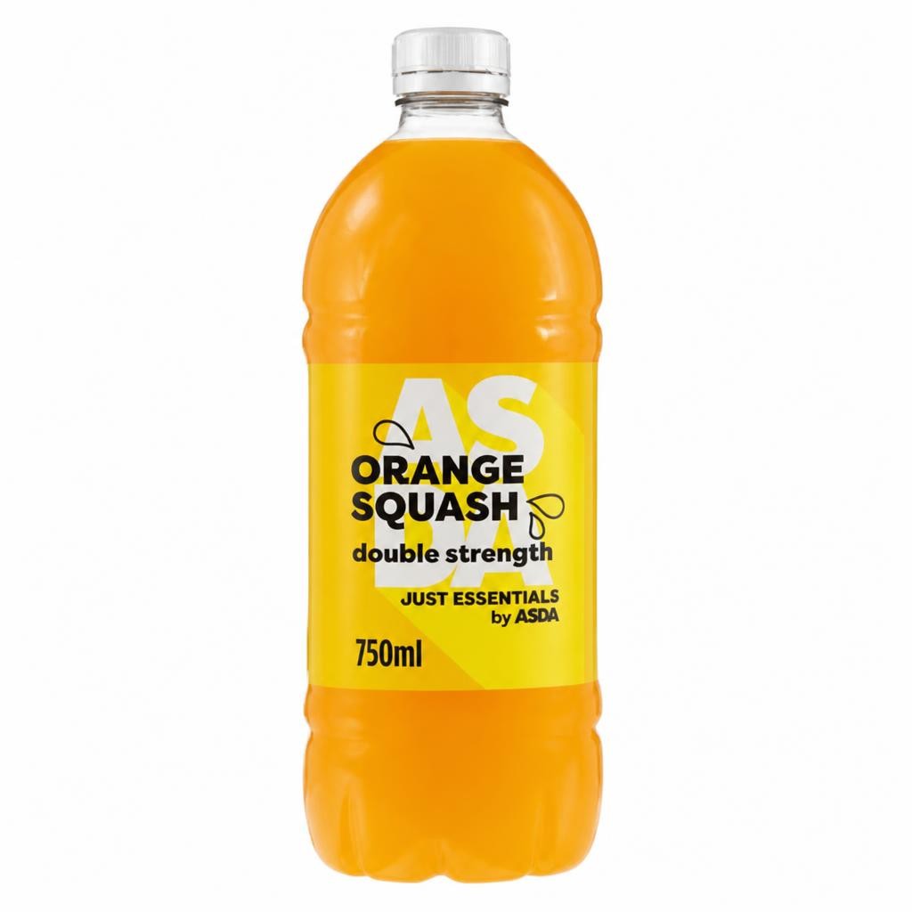 JUST ESSENTIALS by ASDA Orange Squash 750ml