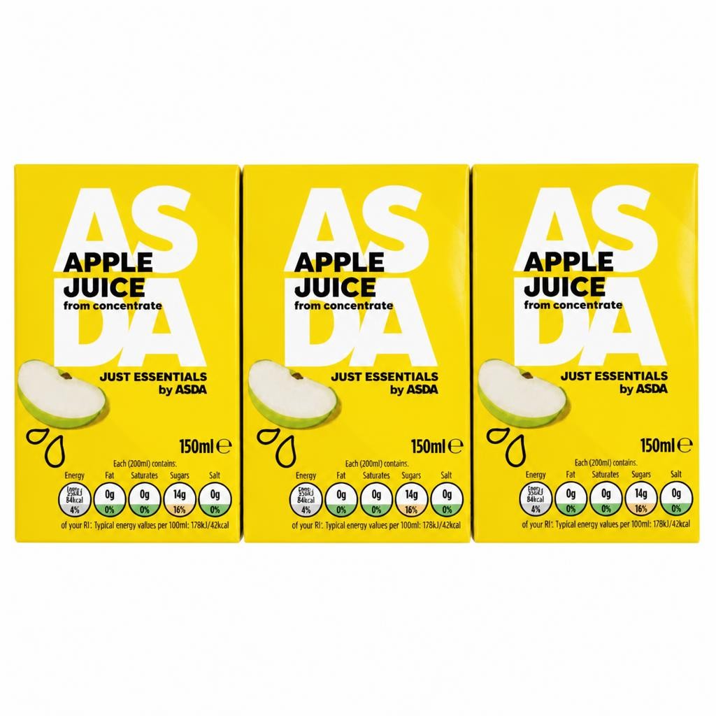 JUST ESSENTIALS by ASDA Just Essentials Apple Juice from Concentrate 150ml