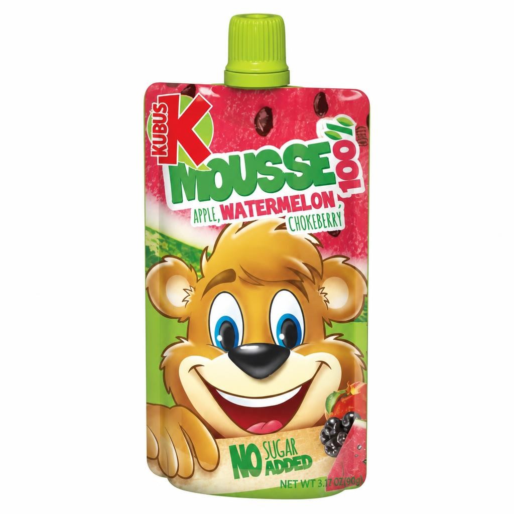 Kubus 100% Fruits Mousse Apple, Watermelon, Chokeberry 100g
