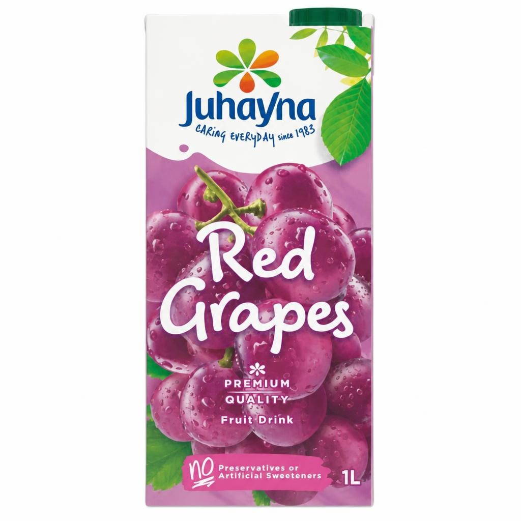 Juhayna Red Grapes Fruit Drink 1L