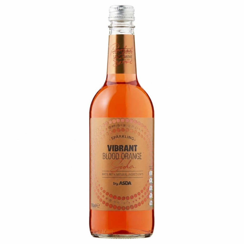 ASDA Sparkling Vibrant Blood Orange Soda 500ml