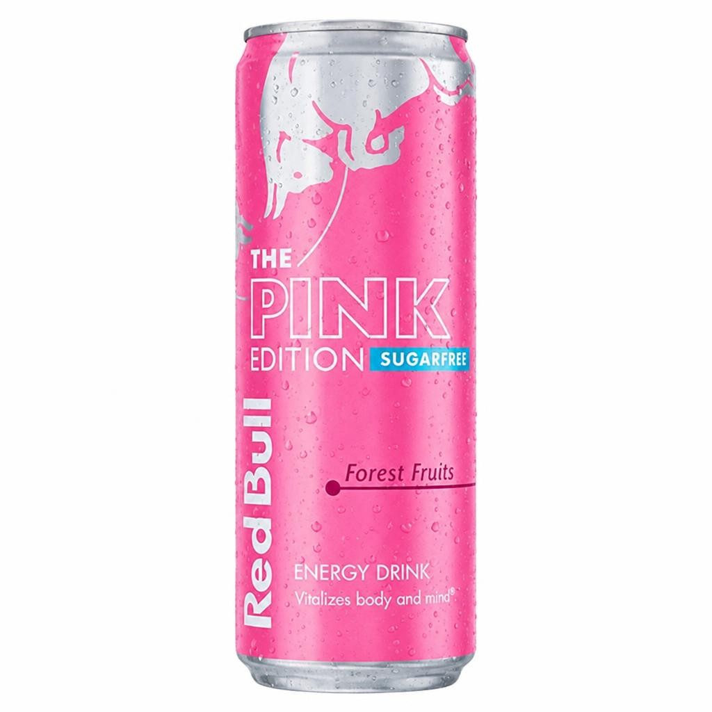 Red Bull Pink Edition Sugarfree Forest Fruits Energy Drink 355ml