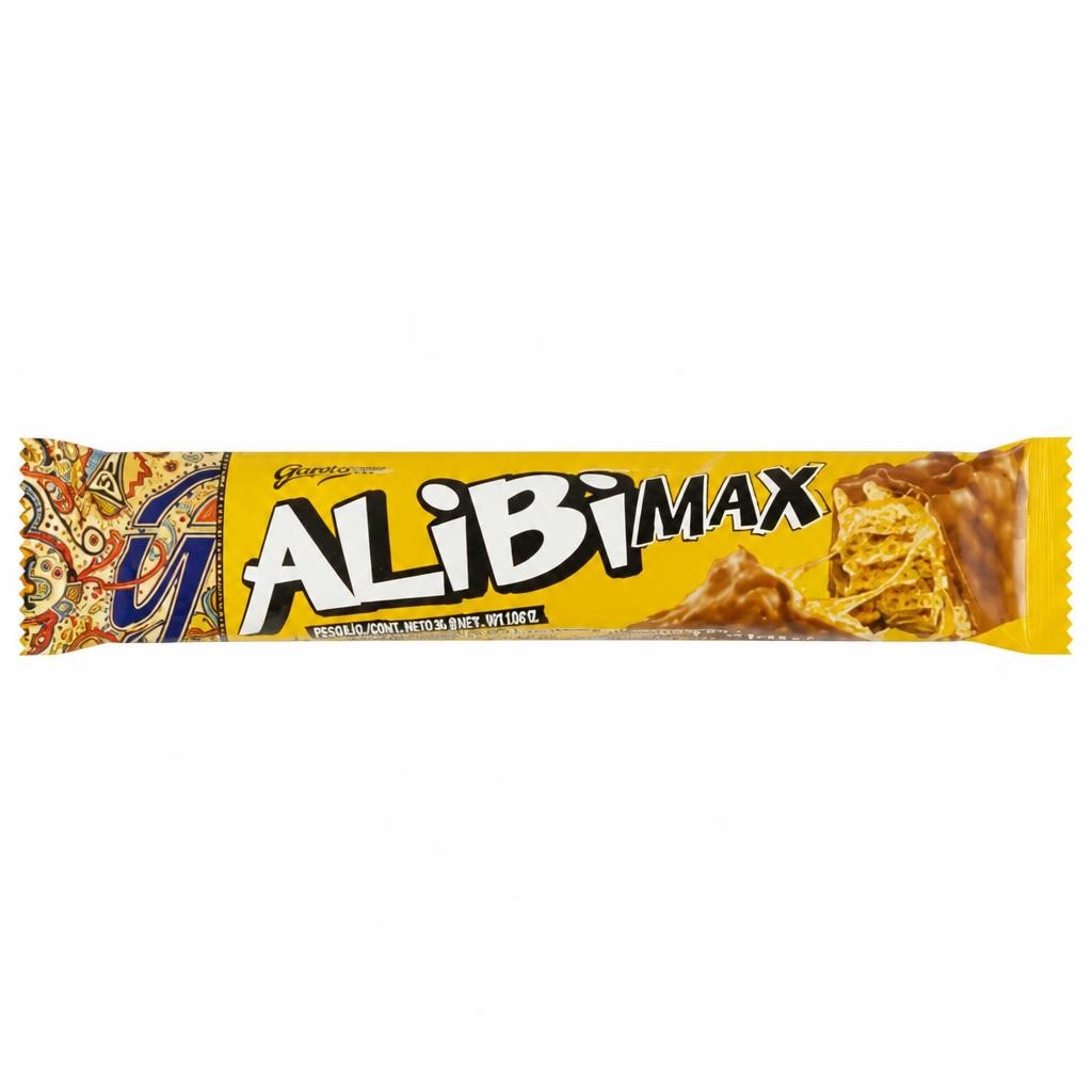 Alibi Alibi Max Crispy Bar with Rice Crisps and Caramel in Milk Chocolate 49g