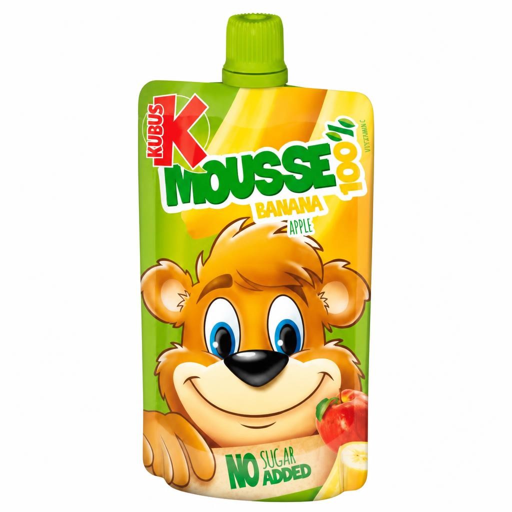 Kubus Banana, Apple Mousse 100g