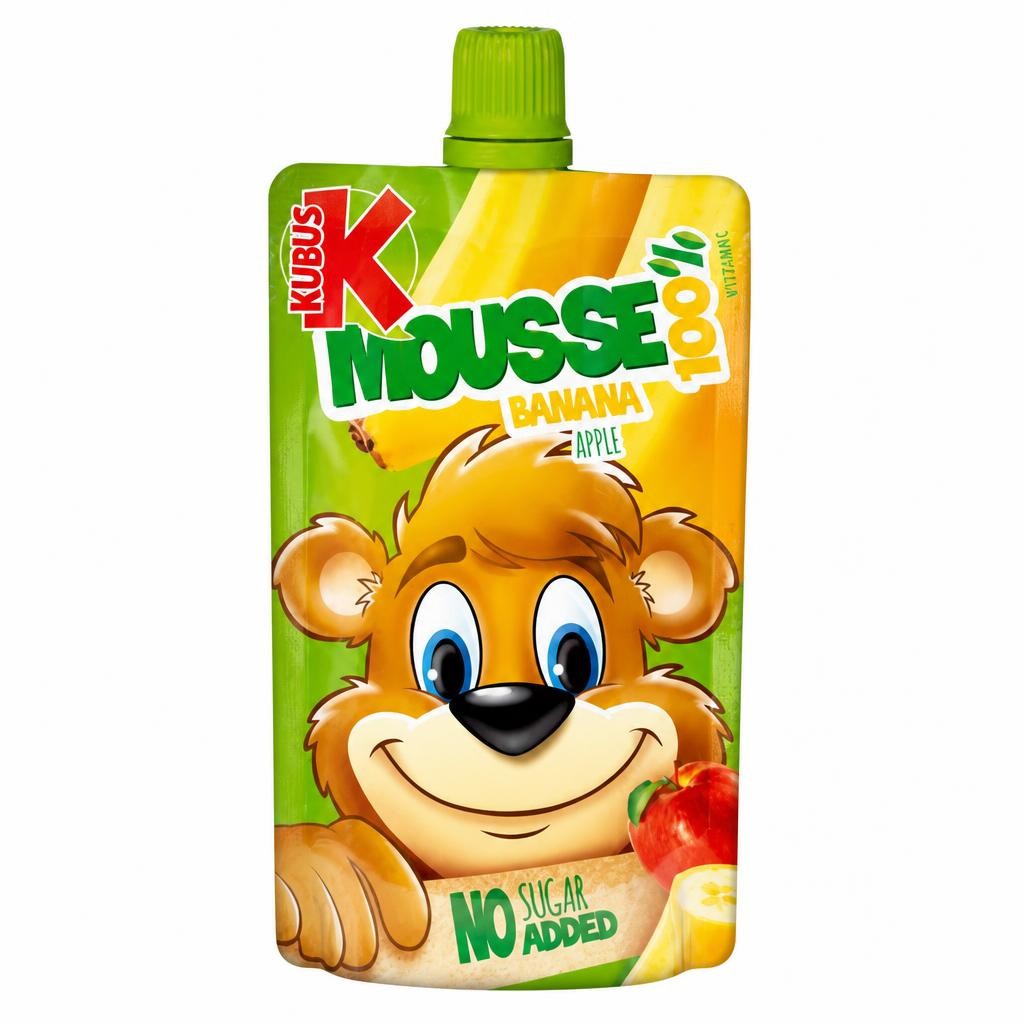 Kubus Banana, Apple Mousse 100g