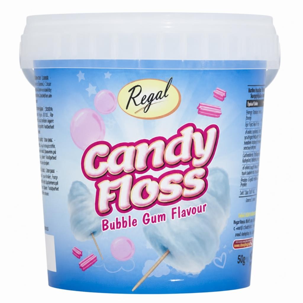 Regal Bubble Gum Flavour Candy Floss 50g