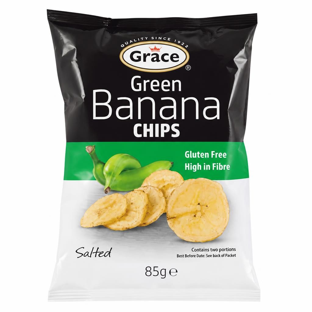 Grace Green Banana Chips Salted 85g
