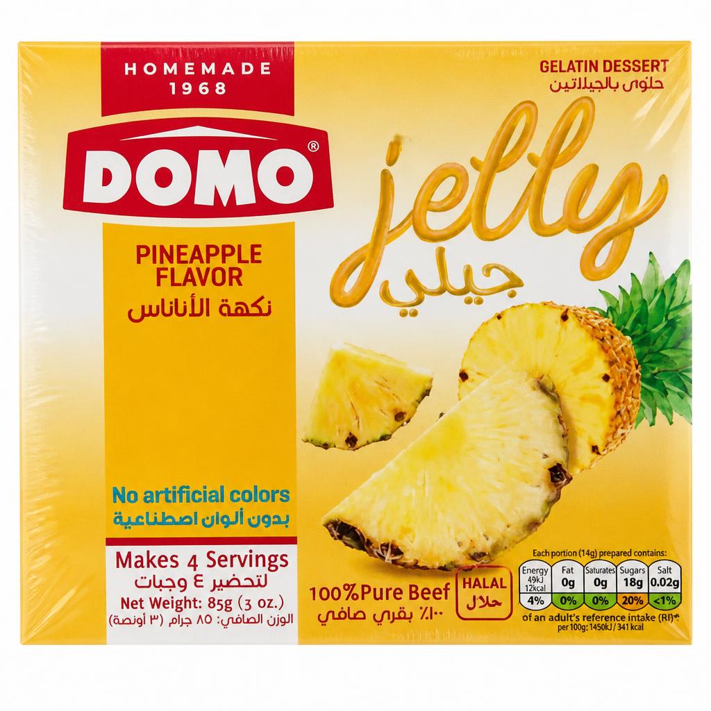 Domo Pineapple Flavor Jelly 85g