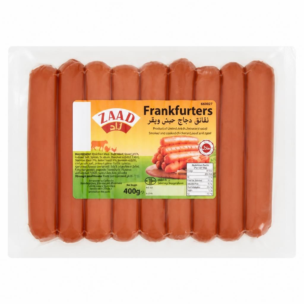 Zaad Frankfurters 400g