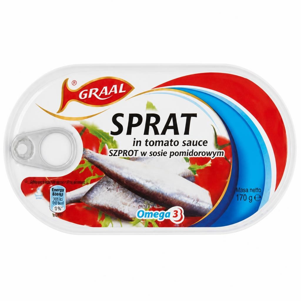 Graal Sprat in Tomato Sauce 170g