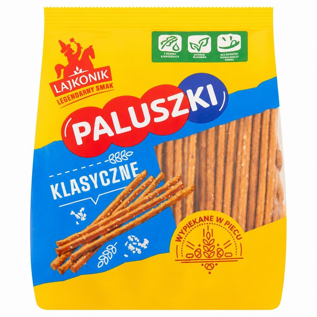 Lajkonik Salted Pretzel Sticks 200g