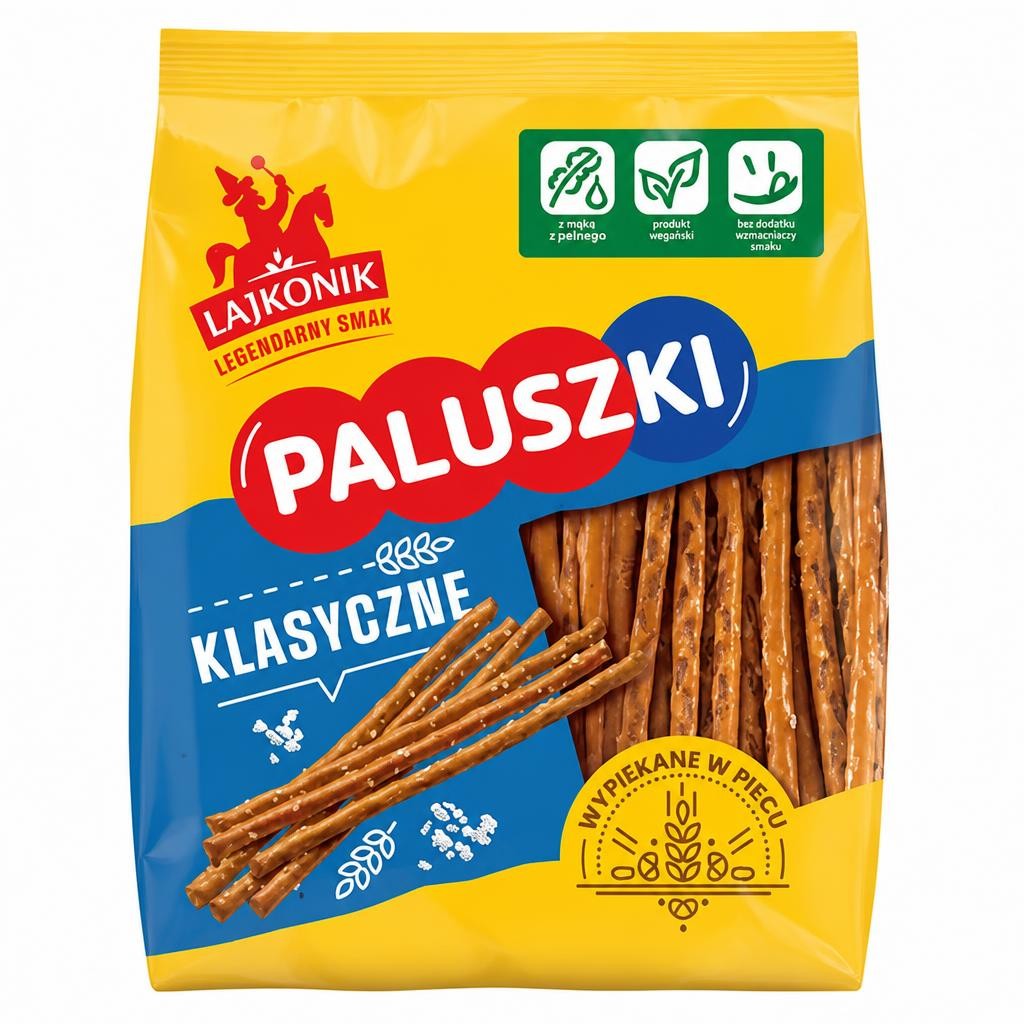 Lajkonik Salted Pretzel Sticks 200g