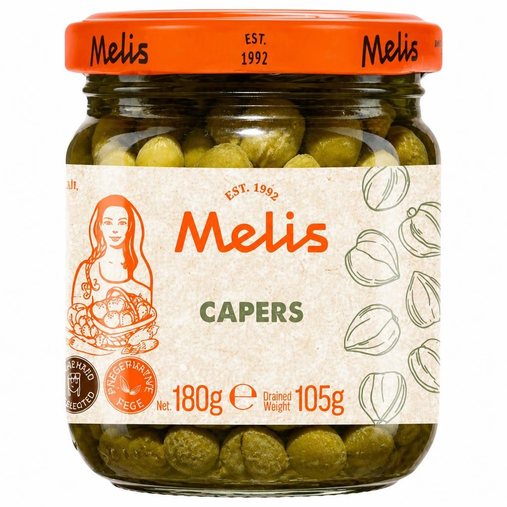 Melis Capers in Brine 180g