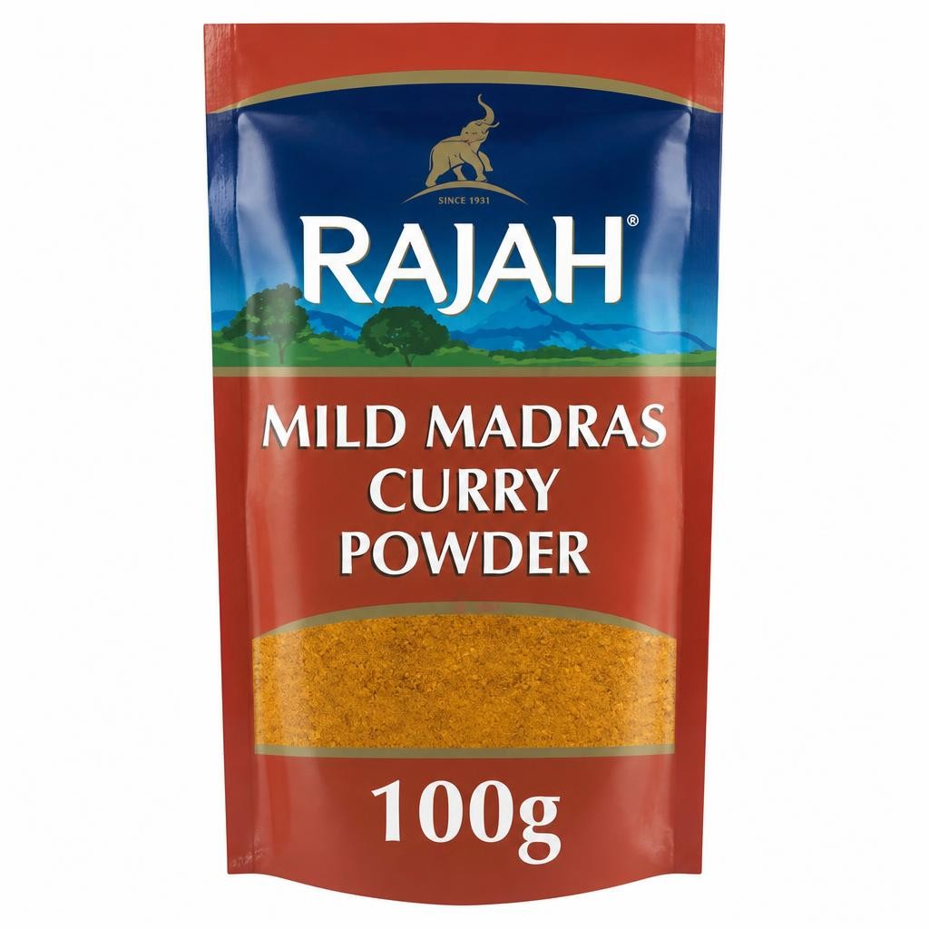 Rajah Mild Madras Curry Powder Spice Blend 100g