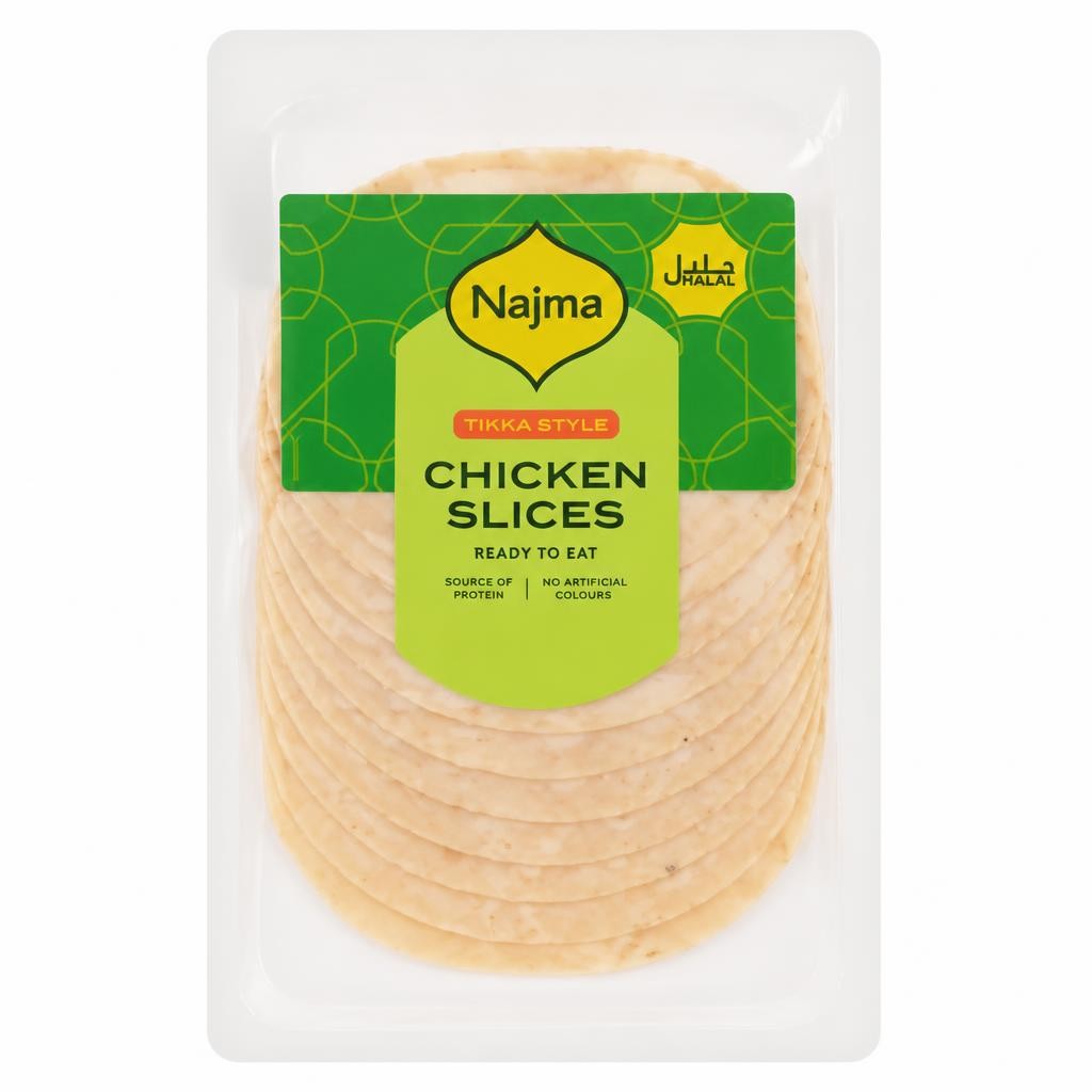 Najma Tikka Style Chicken Slices 150g