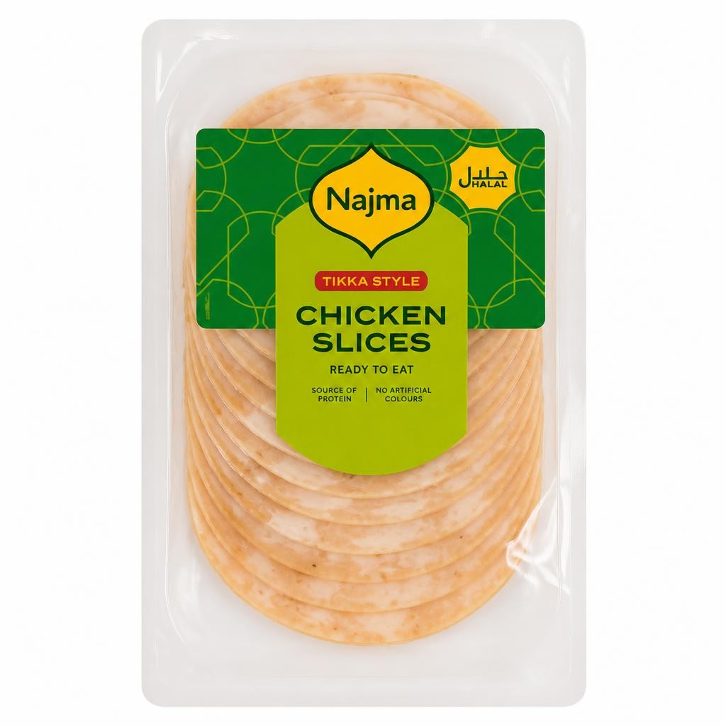 Najma Tikka Style Chicken Slices 150g