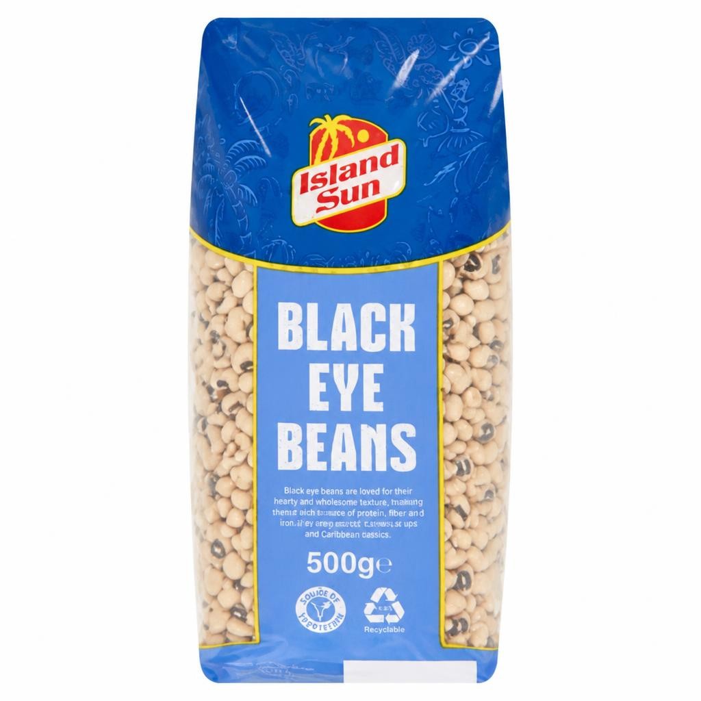Island Sun Black Eye Beans 500g
