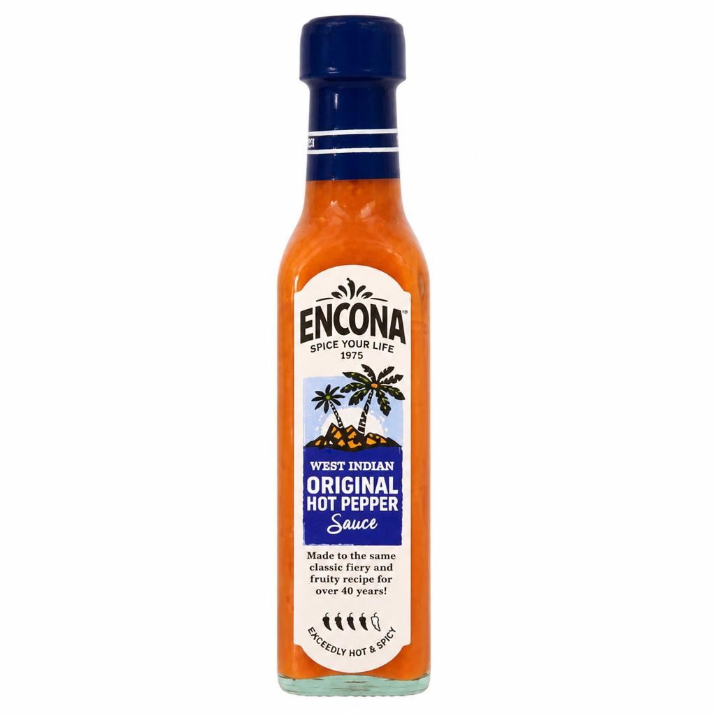 Encona West Indian Original Hot Pepper Sauce 175g
