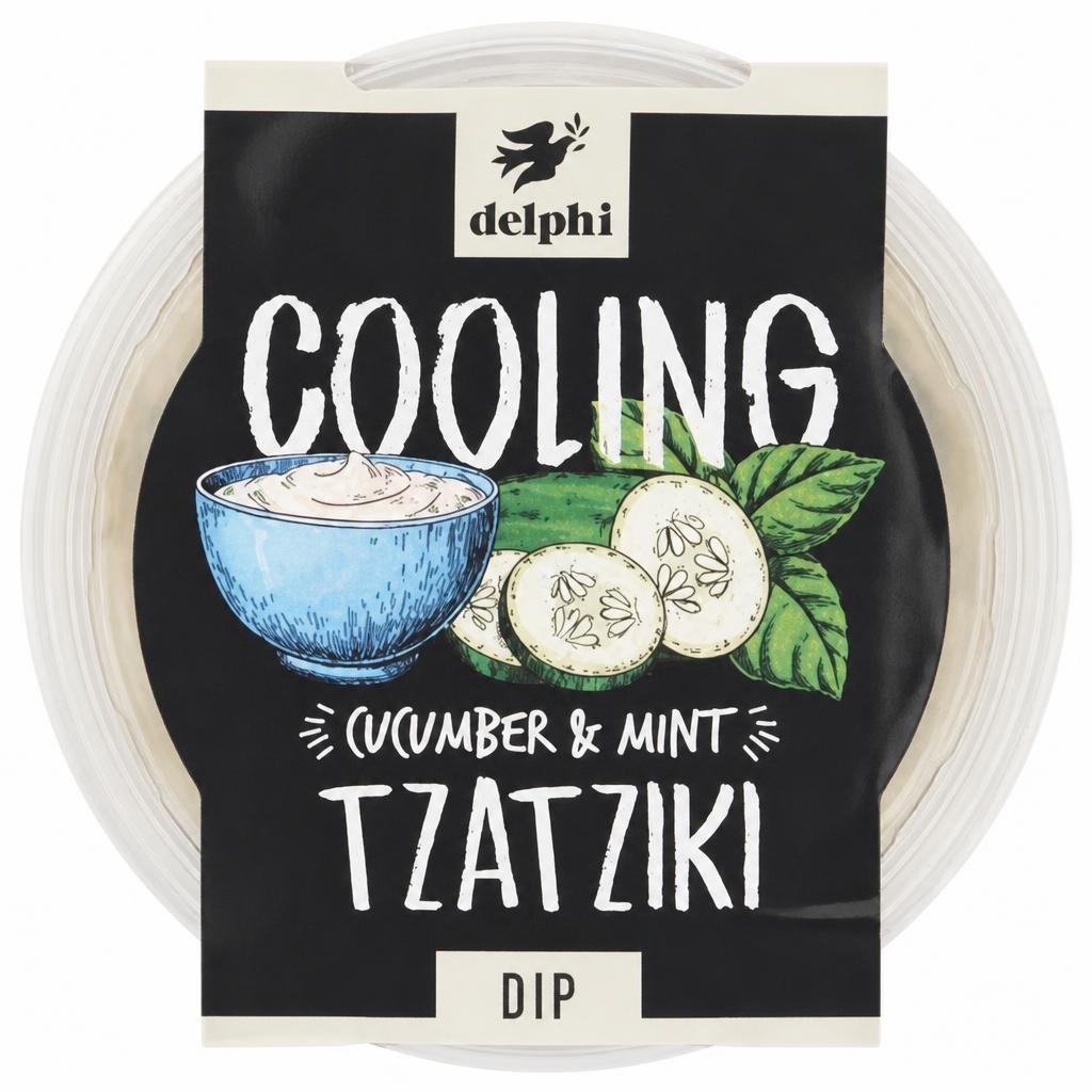 Delphi Tzatziki with Cucumber & Mint Dip 170g