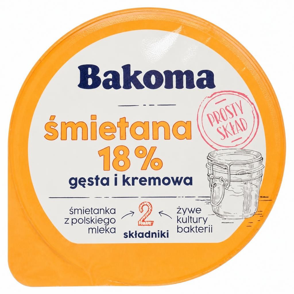 Bakoma Soured Cream 18% 175g