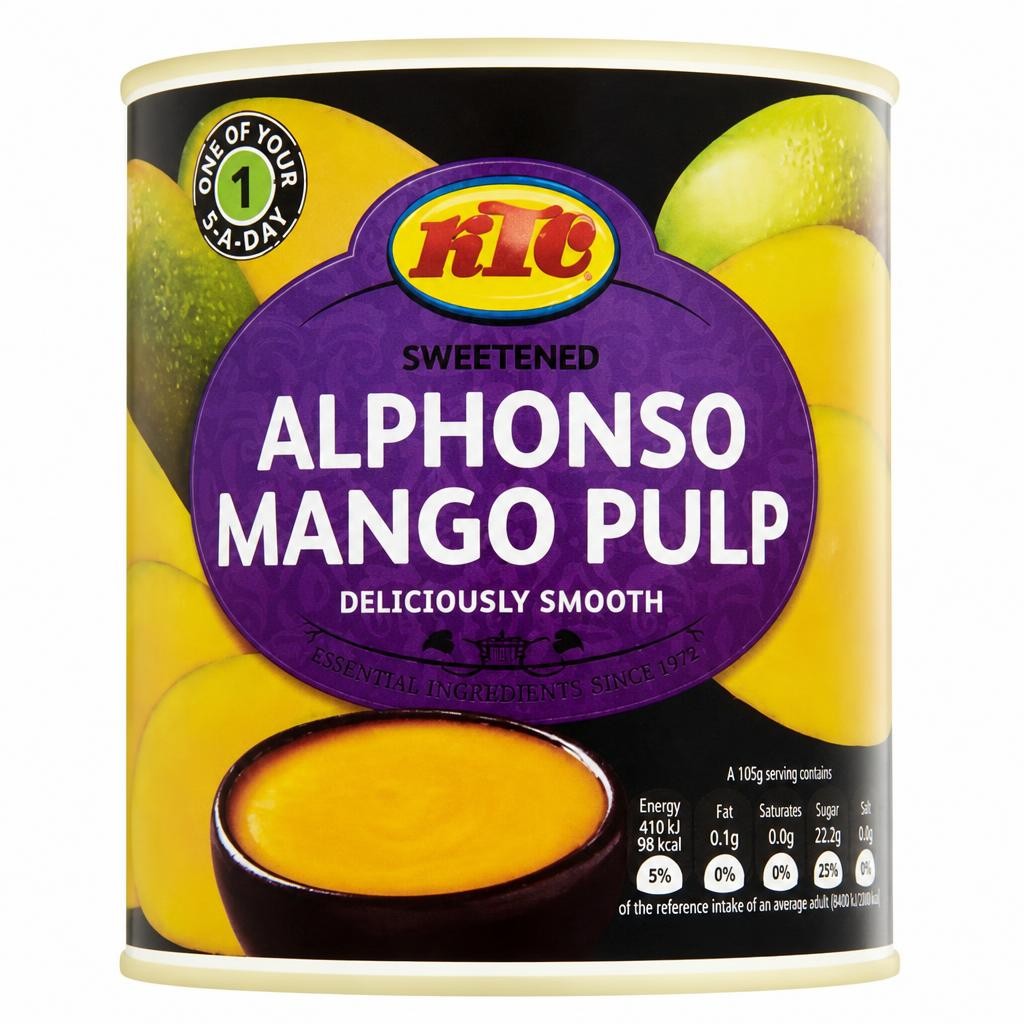 KTC Sweetened Alphonso Mango Pulp 850g