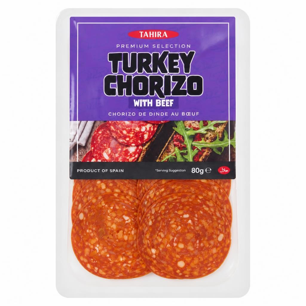 Tahira Premium Selection Turkey Chorizo with Beef 80g
