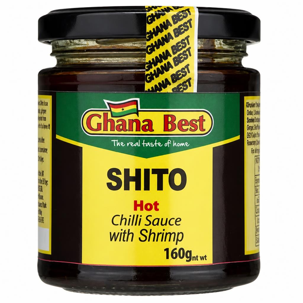 Ghana Best Shito Hot Chilli Sauce with Shrimp 160g