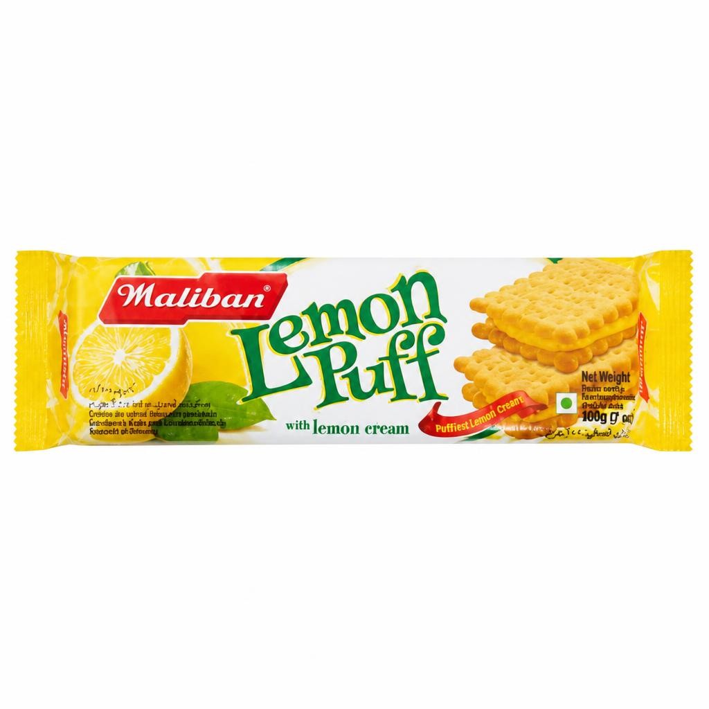 Maliban Lemon Puff with Lemon Cream 200g