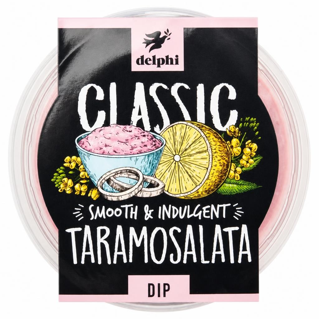 Delphi Classic Smooth & Indulgent Taramosalata Dip 170g