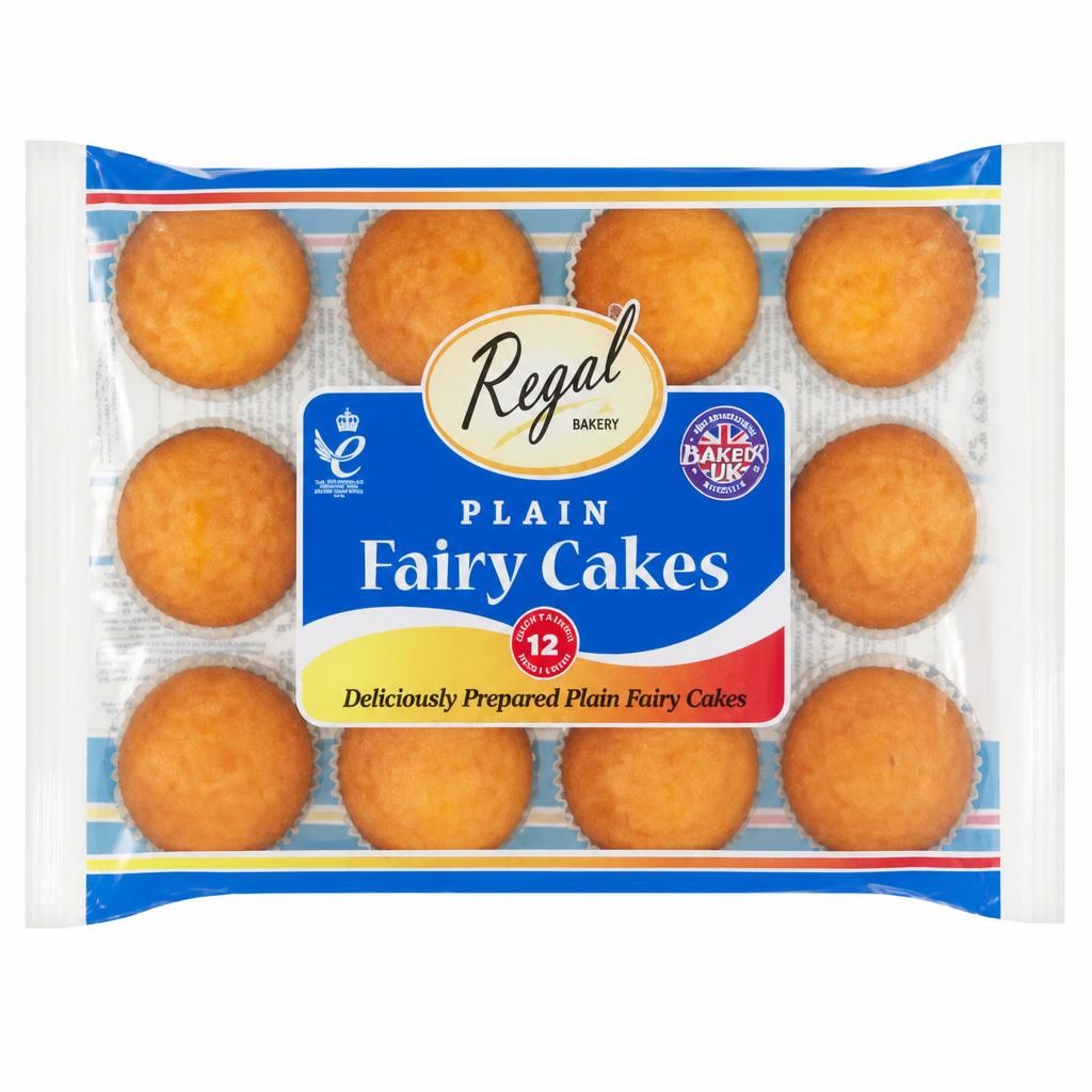 Regal 12 Plain Fairy Cakes 280g
