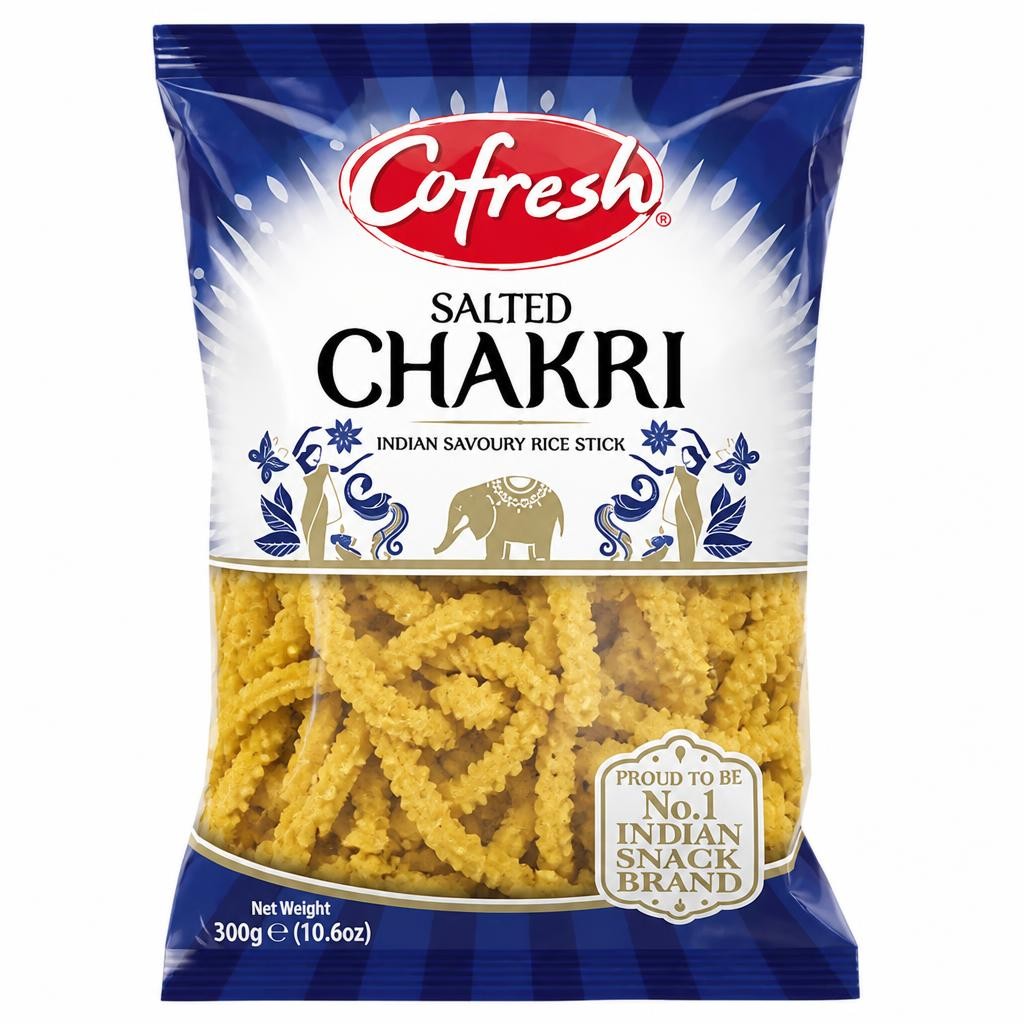 Cofresh Salted Chakri Indian Savoury Rice Stick 300g