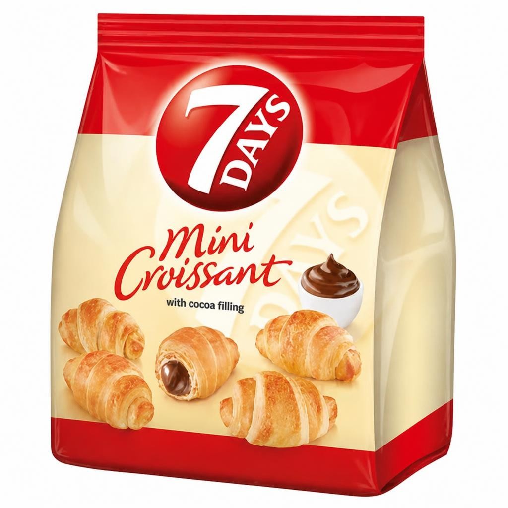 7 Days 7 Days Mini Cocoa Croissants 185g