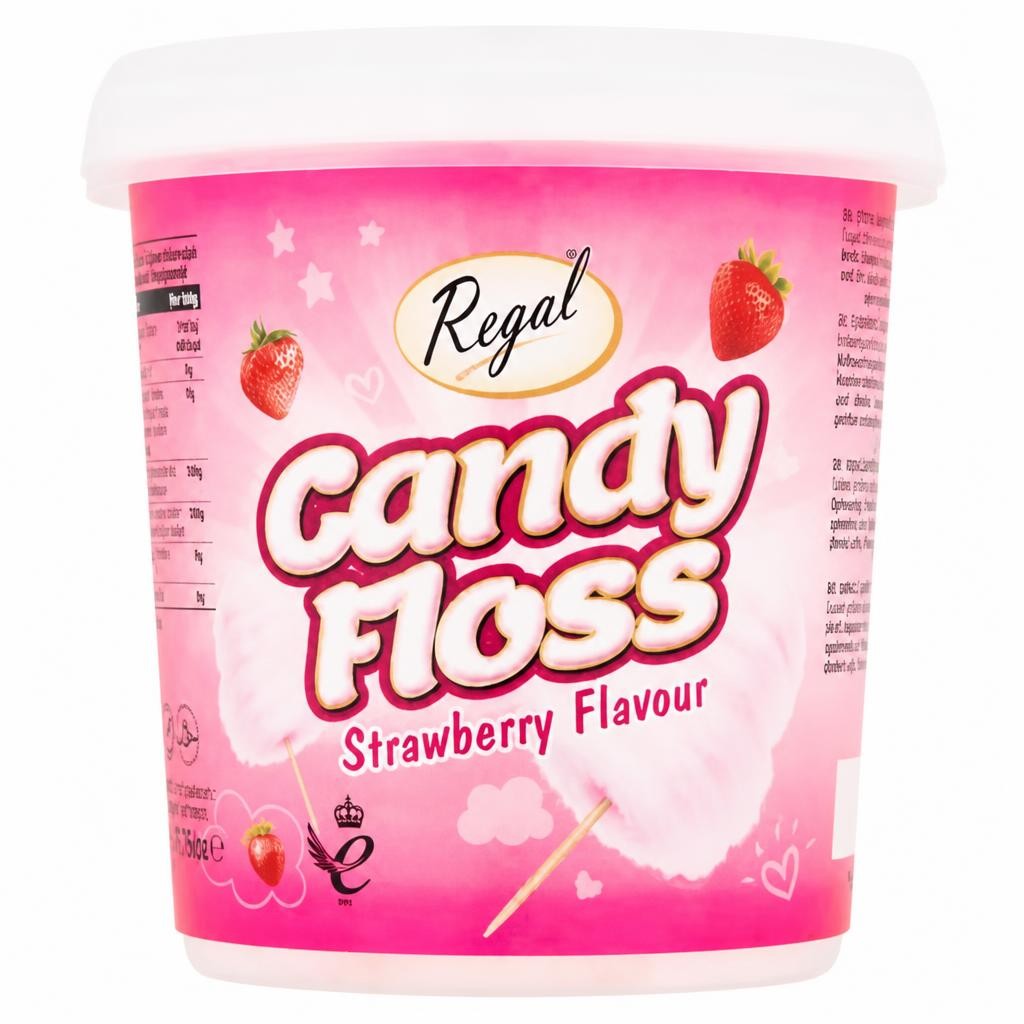 Regal Strawberry Flavour Candy Floss 50g