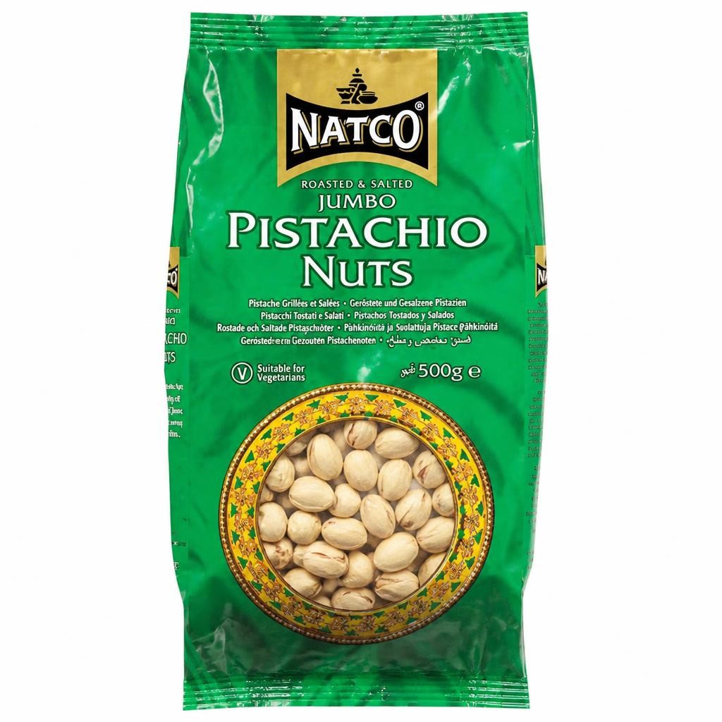 Natco Roasted & Salted Jumbo Pistachio Nuts 500g