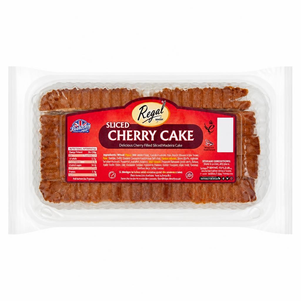Regal Bakery Sliced Cherry Cake