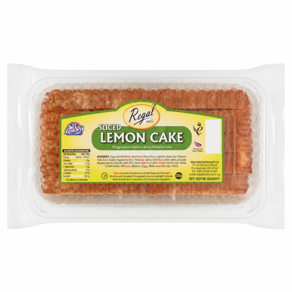 Regal Bakery Sliced Lemon Cake