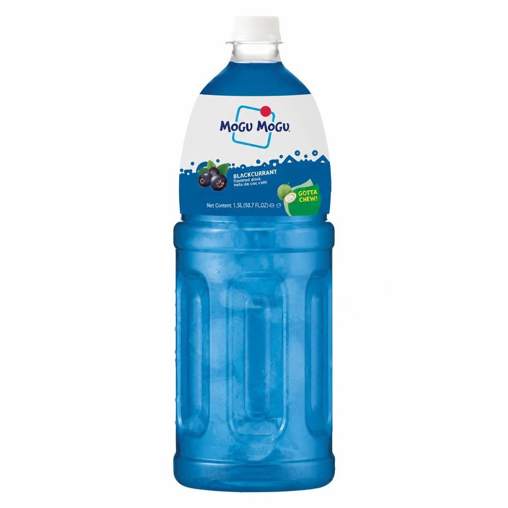 Mogu Mogu Blackcurrant Flavored Drink with Nata De Coco 1,000ml